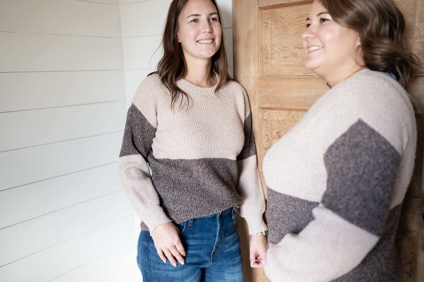 Selena Color Block Sweater