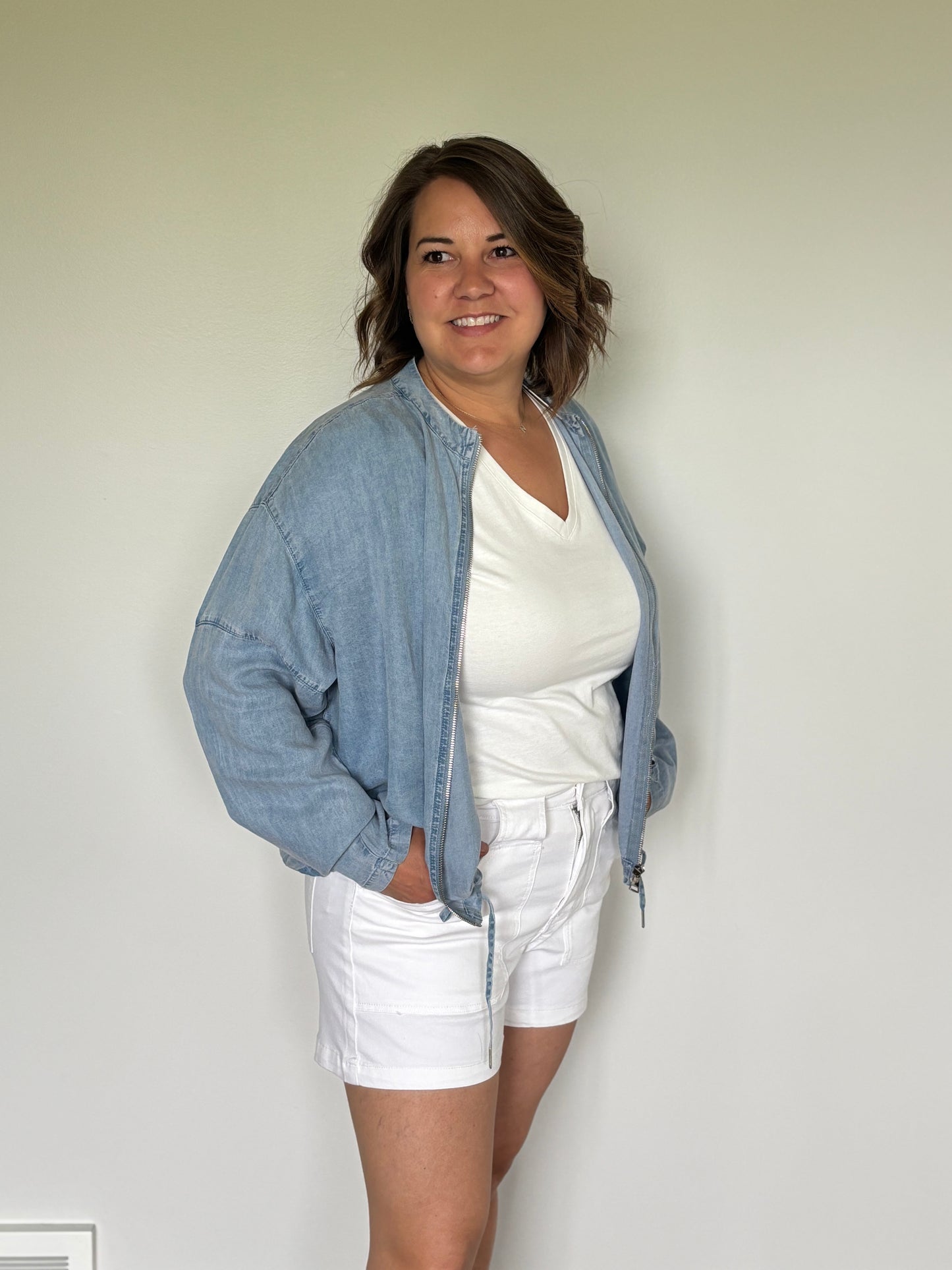 Seaside white shorts