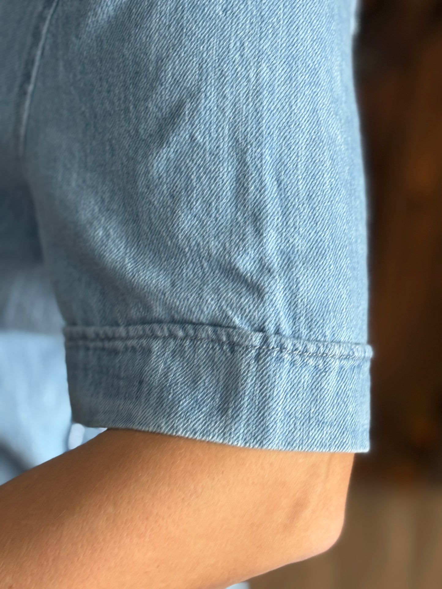 Blue Skies Denim Shirt Dress