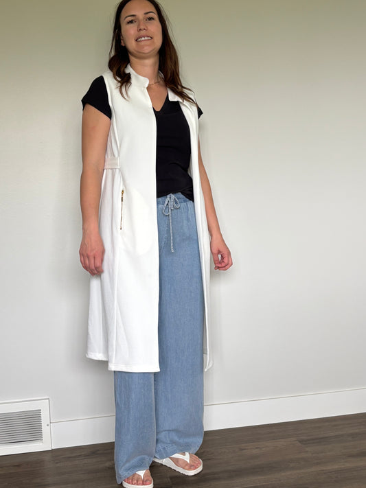The Manhattan Sleeveless Duster