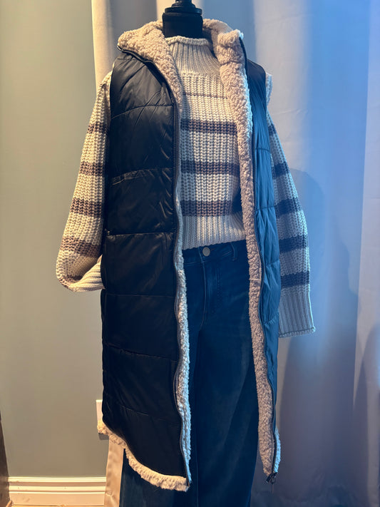 Leblanc Reversable Long Vest