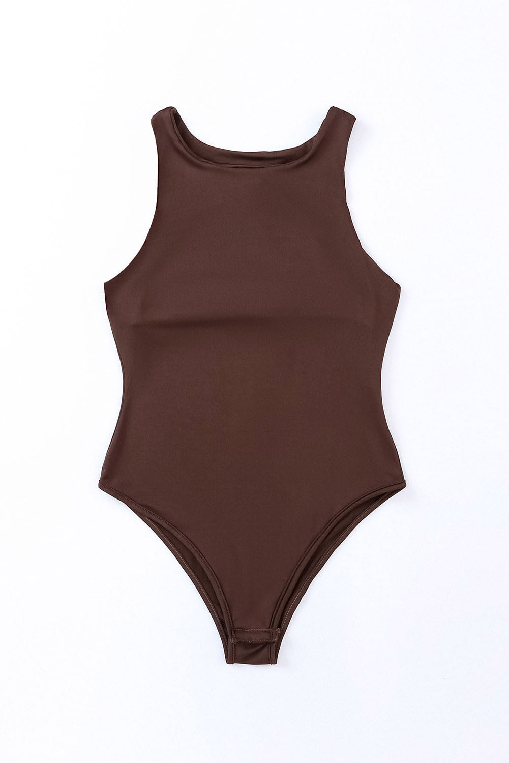 Crew neck Sleeveless bodysuit