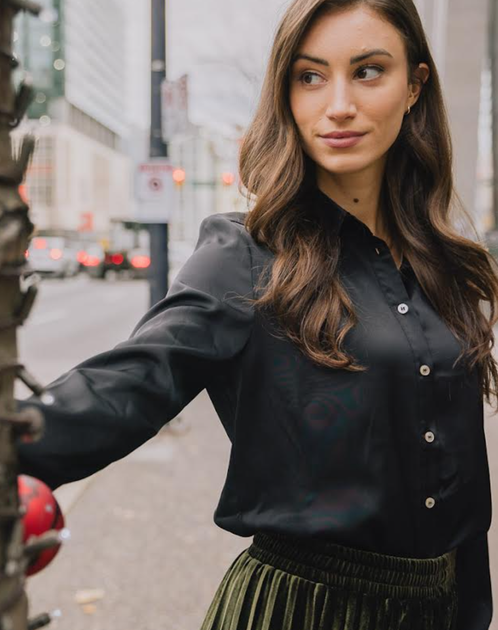 Sydney Satin Blouse