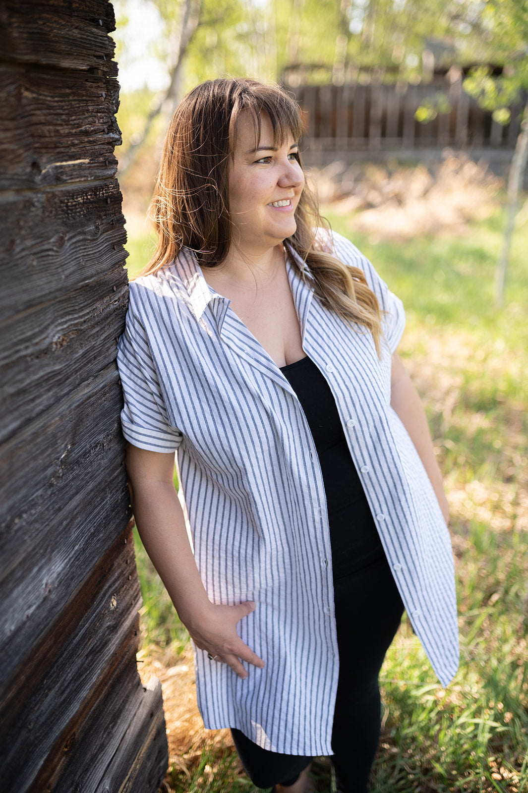 Short Sleeve Shirt Dress