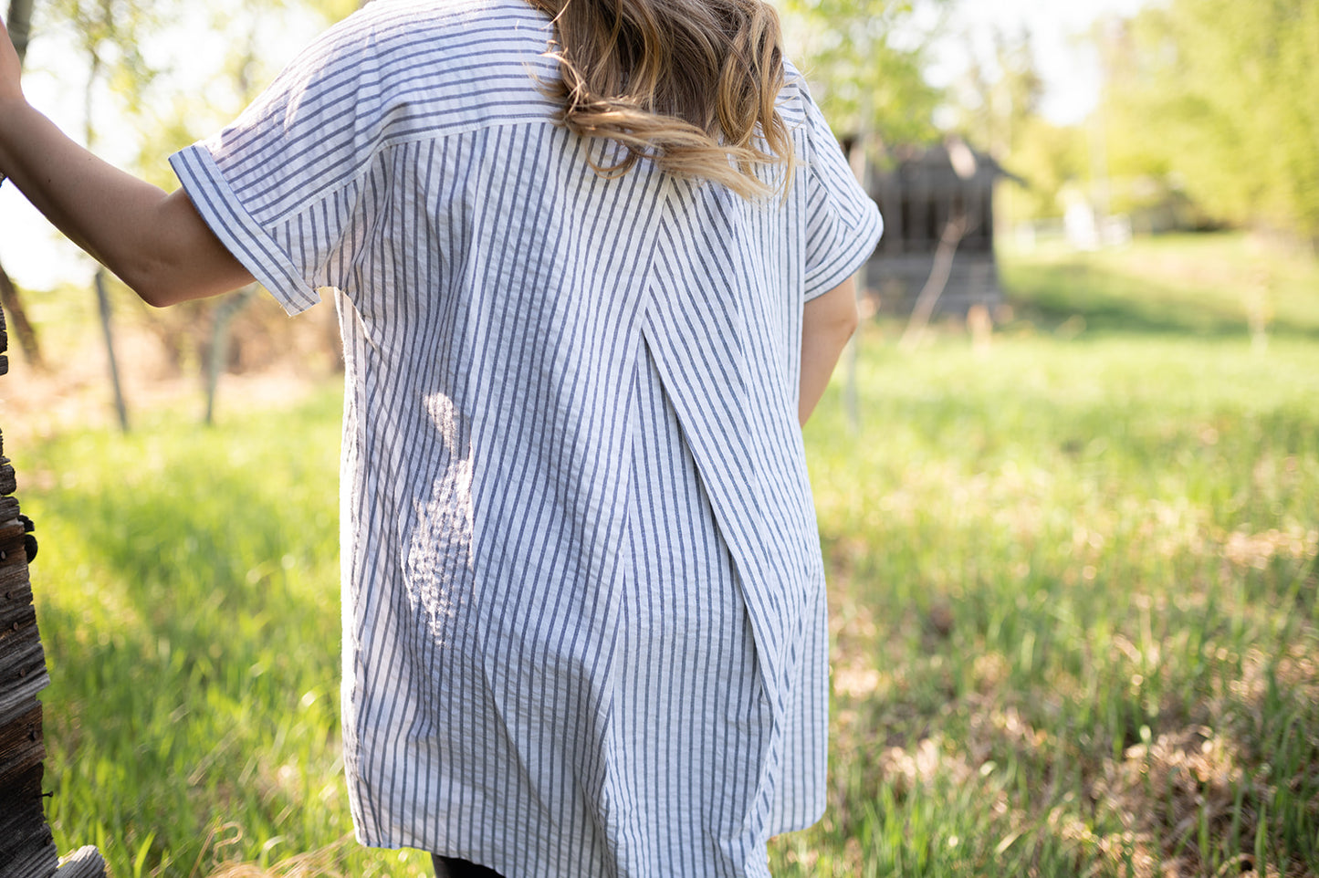 Short Sleeve Shirt Dress