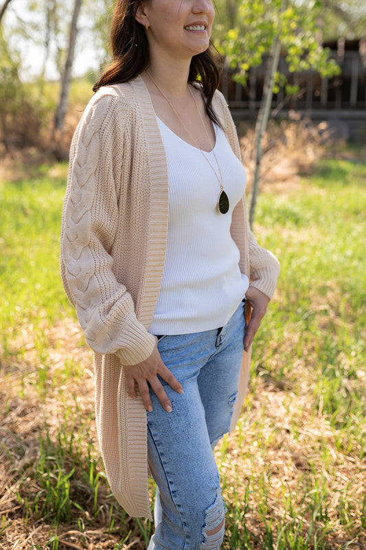 Cable Knit Cardigan