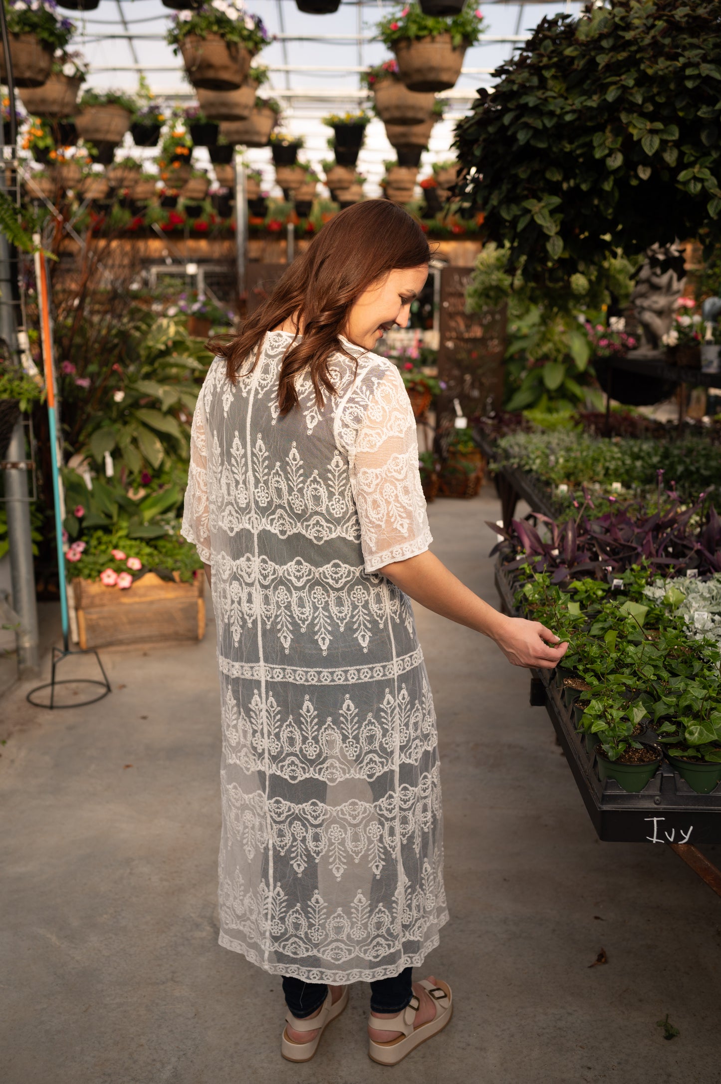 Sheer Lace Kimono