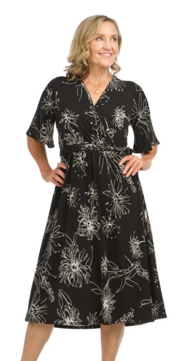 Black Floral Dress