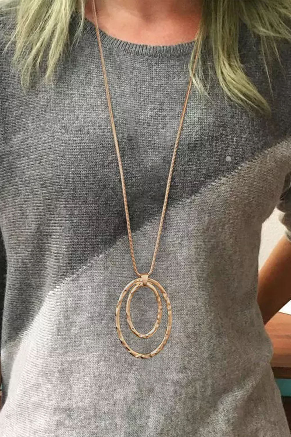 Gold Loop Necklace