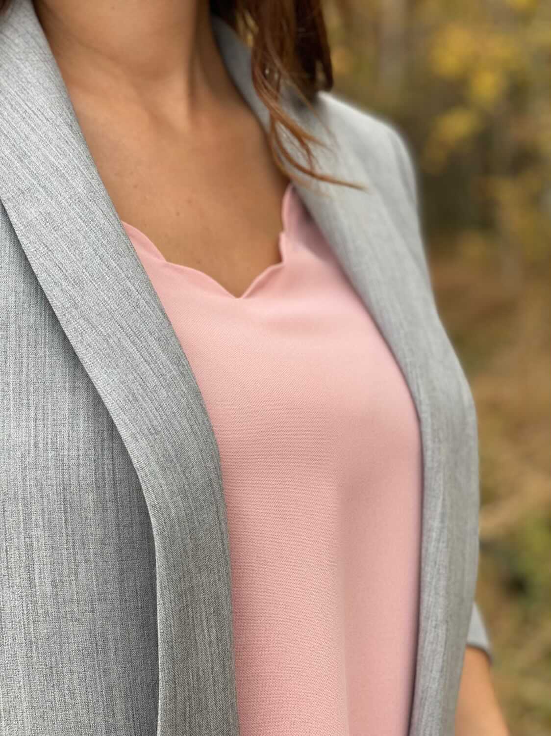 Cinched Sleeve Blazer