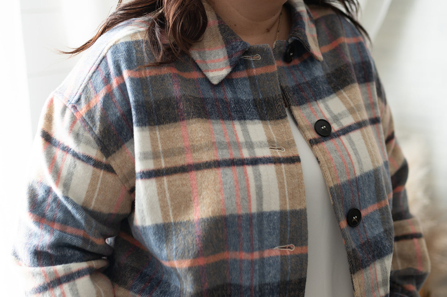 Wool Plaid Shacket