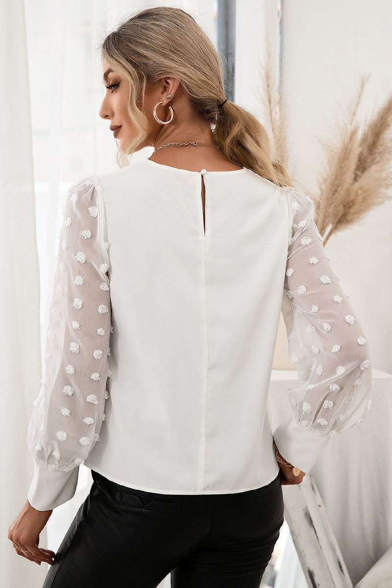 Bubble Sleeve Blouse